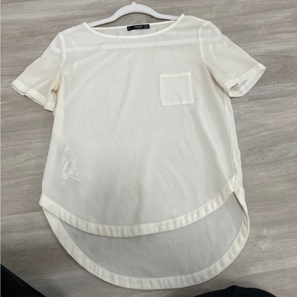 White office blouse